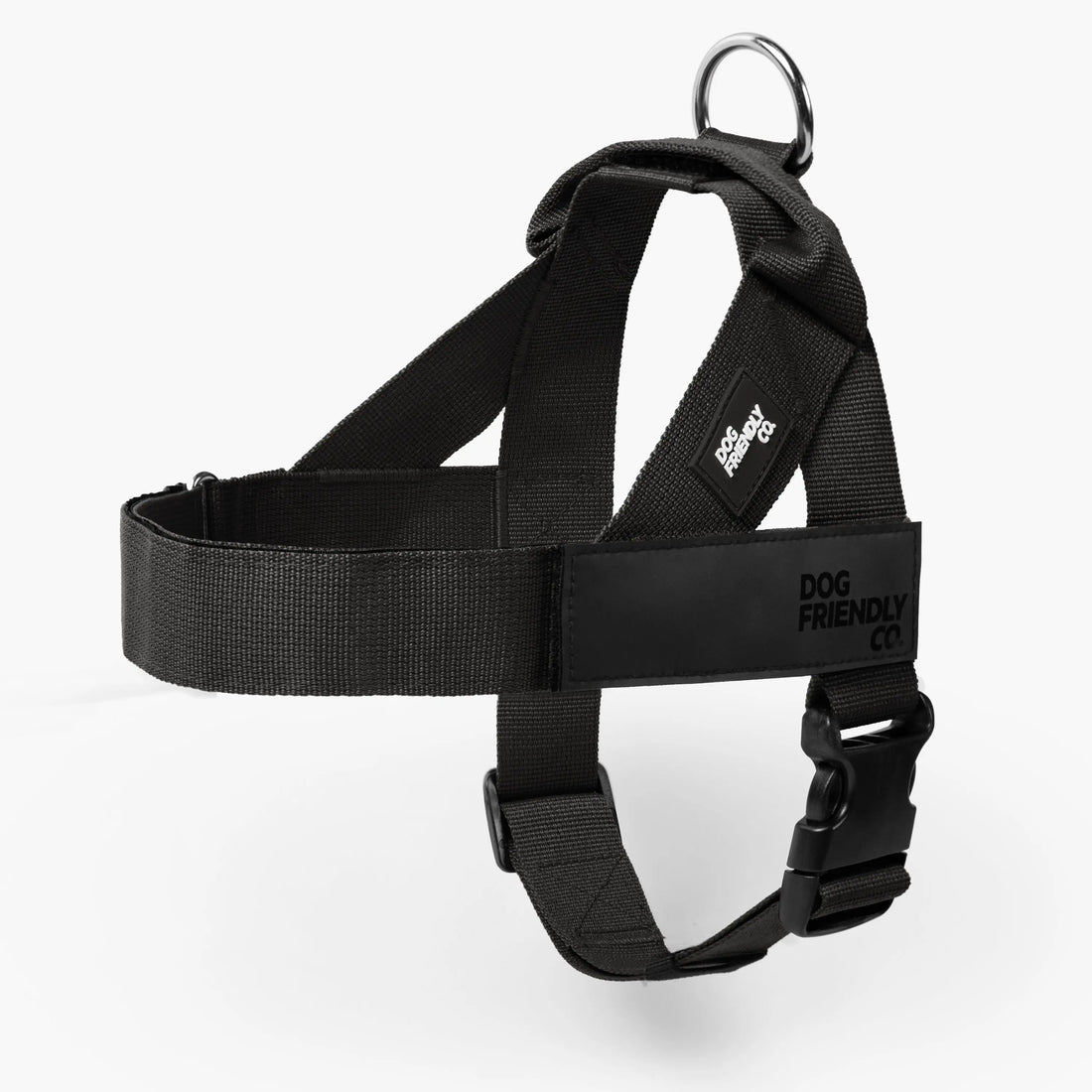No-Pull Dog Harness Adjustable features built-in grab handle, heavy-duty D-ring, and customizable fit for all dogs.