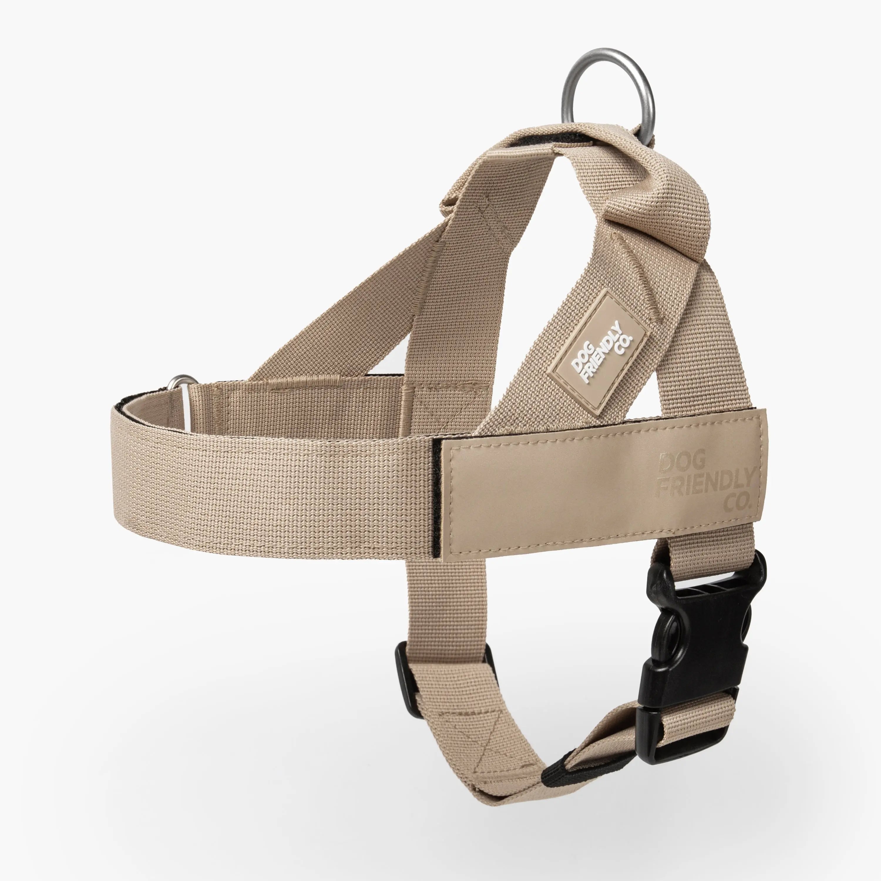 No-Pull Dog Harness Adjustable features built-in grab handle, heavy-duty D-ring, and customizable fit for all dogs.
