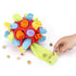 Interactive Snuffle Ball For Dogs with colorful fabric rolls and dog treats visible, perfect for nose work and foraging training.