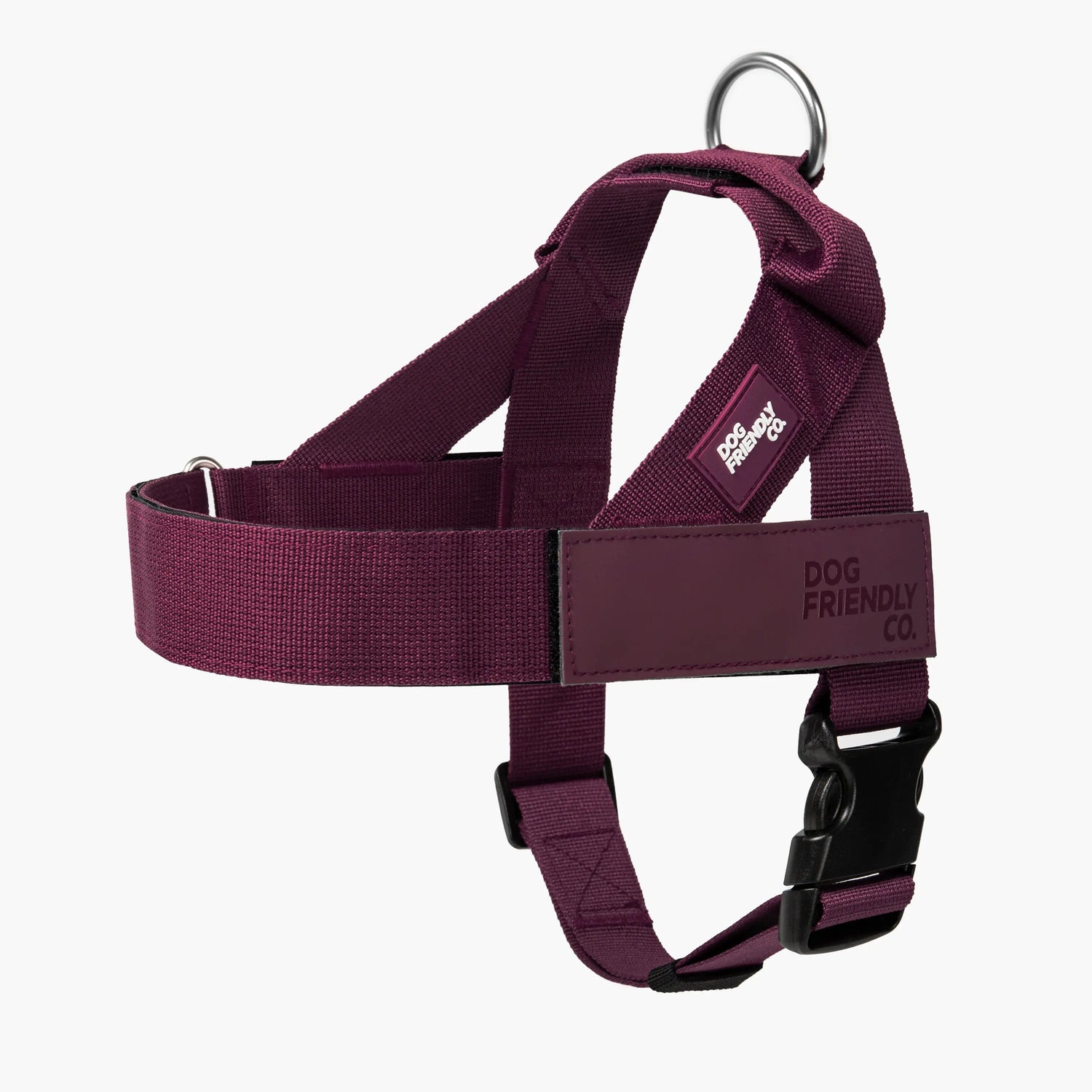 No-Pull Dog Harness Adjustable features built-in grab handle, heavy-duty D-ring, and customizable fit for all dogs.