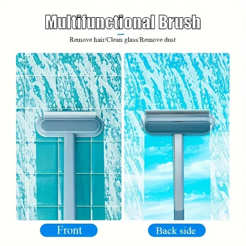 Upgraded Reusable Pet Hair Remover Brush – Extra-Long Handle Lint Cleaner for Dog &amp; Cat Hair, Washable Multi-Surface Tool for Furniture, Bedding, Clothes &amp; Car Interiors