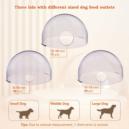 Duck-Shaped Interactive Dog Treat Dispenser and Slow Feeder Bowl - Puzzle Toy for Mental Stimulation with Adjustable Food Outlet for Small to Medium Pets